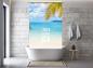 Preview: Vitamin Sea Palm Extartiqe Duschrollo - Duschvorhang Tolle Verarbeitung Made in Germany
